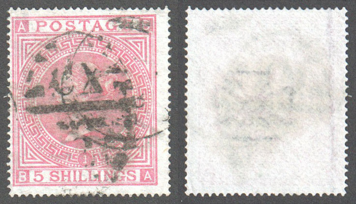 Great Britain Scott 57a Used Plate 1 - BA (P) - Click Image to Close